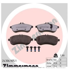 Mercedes Benz Zimmerman brake pads front