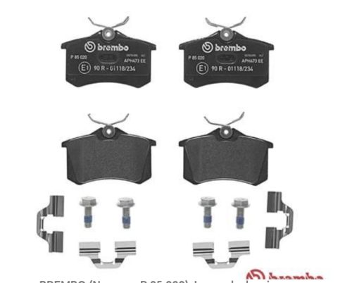 Vw mk4/5, Peugeot 208 rear brembo brake pads